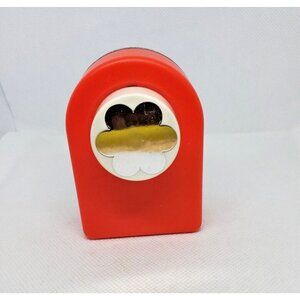Small Red White Silver Scallop Border Arts And Crafts Scrapbooking Paper Punch
